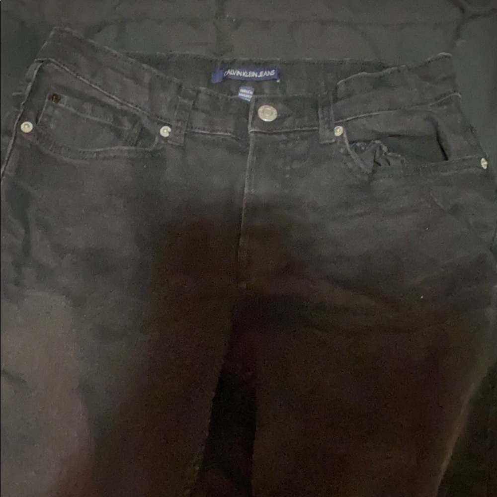 Calvin Klein boys black jeans